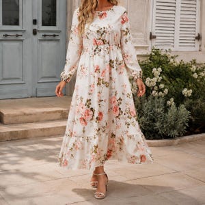 bridal shower dresses modest Modest Bridal by Mon Cheri MOD346 Long Sleeve Square Neck Bridal Dress