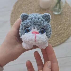 Pocket Kitty Crochet Pattern – No-Sew Amigurumi Cat | Easy Plush Toy PDF | Beginner Friendly image 5