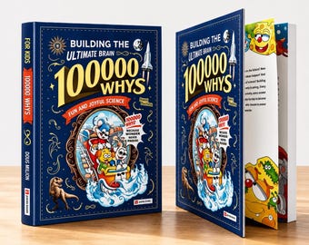 Construyendo el cerebro definitivo: 100.000 porqués para niños / Libro de ciencia divertido para niños curiosos
