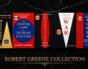 Robert Greene Collection 5 Bücher Set Original Englische Physische Bücher