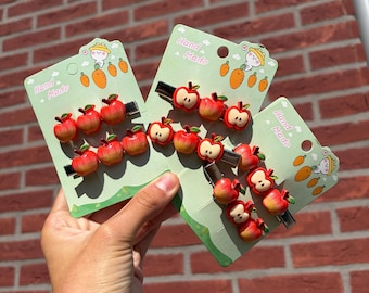 Apple hairclips