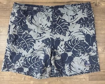 Patagonia Baggies Swim Trunks Bayside Blue Hawaiian Floral Lined Men's 50092SP17