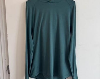 Lululemon Drysense Training Hoodie Pullover Athletic Forest Green Mens L LM3CPJS