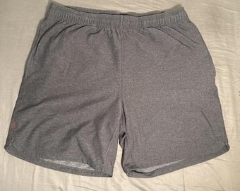 Rhone Mako Perforated Unlined Athletic Shorts Performance Gray Men's M 100007