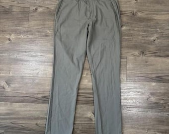 Vineyard Vines Chilmark Pants Flat Front Stretch Chino Gray Mens 34x34