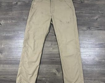 Carhartt Trousers Rugged Professional Series Rugged Flex Dark Khaki Mens 32x30