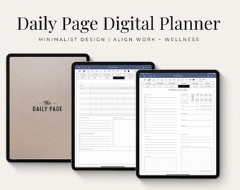 Digital Planner - The Daily Page