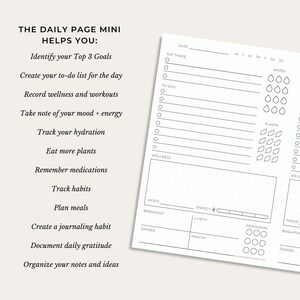 The Daily Page Mini Printable 2 Per Page image 5