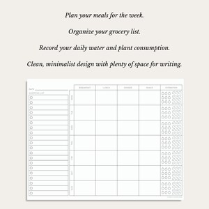 Printable Meal and Hydration Planner image 4