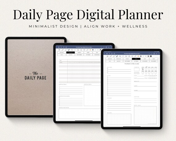 Men/'s Digital Planner Pages