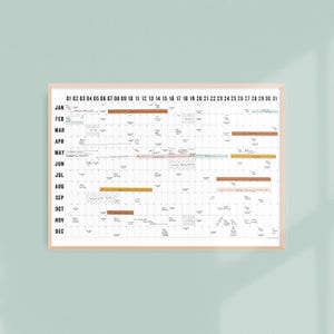 The Forever Wall Calendar Printable