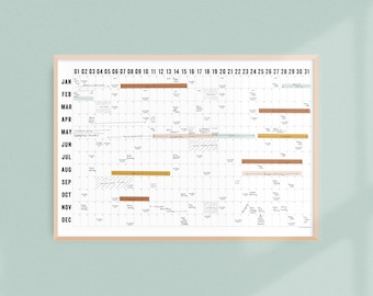 Der ewige Wandkalender zum Ausdrucken