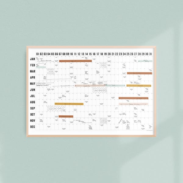 The Forever Wall Calendar Printable