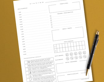 The Doggy Page | Daily planner for dogs and puppies