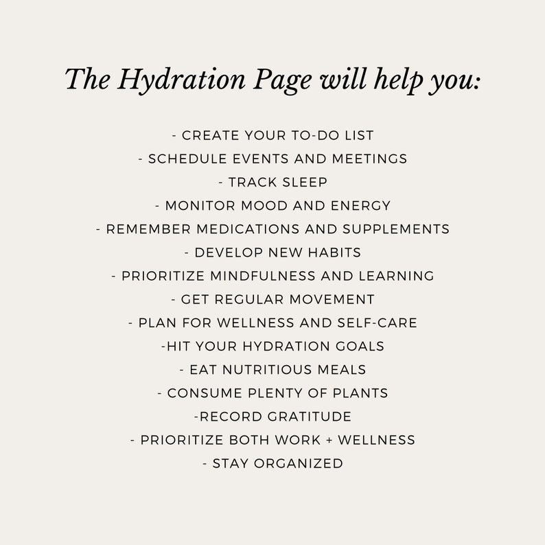 The Hydration Page Printable image 3