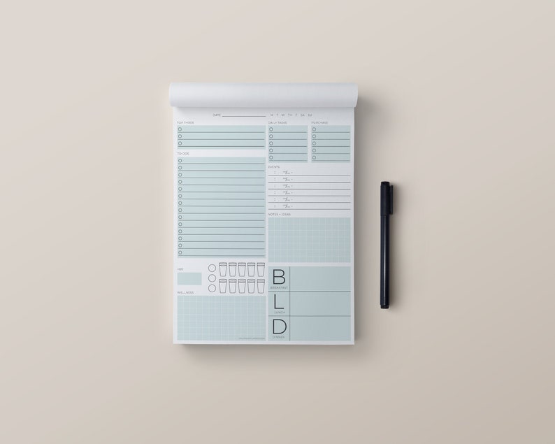 Classic Edition - the Daily Page Notepad - Etsy