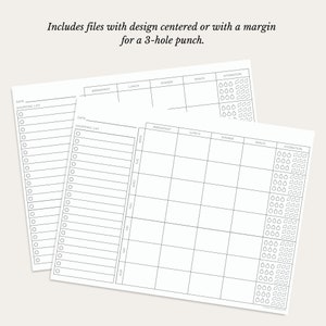 Printable Meal and Hydration Planner image 3