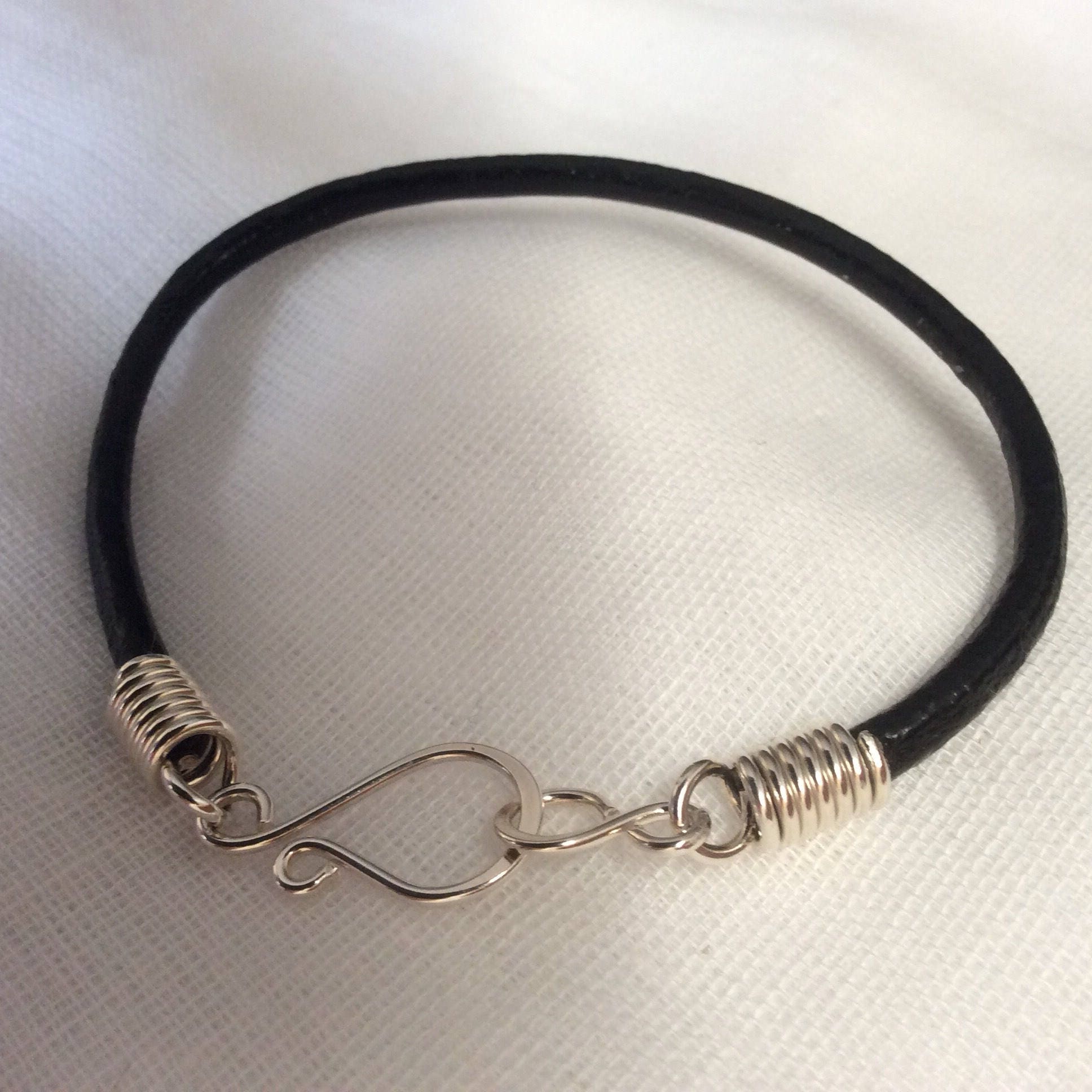 2mm Black Leather cord necklace/Finished leather cord/Leather Etsy