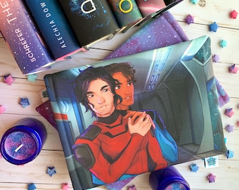 Kodiak & Ambrose - The Darkness Outside Us - Book Sleeve, Book Pouch, Tablet Sleeve, Book Protector, Book Cover TDOU