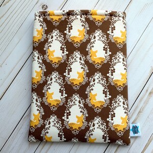 Deco Deer - Book Sleeve, Book Pouch, Tablet Sleeve, Book Protector, Book Cover