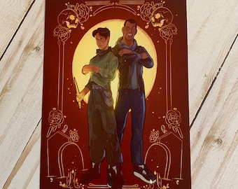 Yadriel & Julian - Cemetery Boys 5.25x7.25 Art Print