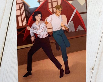Ren Faire Fun Wayward Son 7x5.5 Art Print