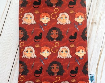 Serpent & Dove Trio - Book Sleeve, Book Pouch, Tablet Sleeve, Book Protector, Book Cover