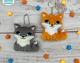 Fox Plush Keychain