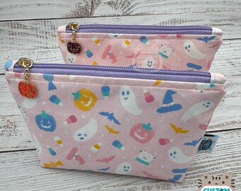 Party Ghosts - Reusable Snack Bag, Zipper Pouch