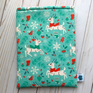 Little Reindeer - Book Sleeve, Book Pouch, Book Protector, Book Cover