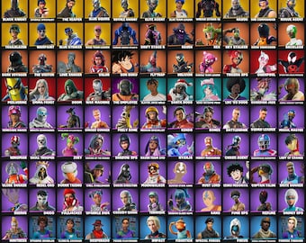 FN | 109 skins | og stw | Black Knight | the reaper | omega(MAX) | rogue agent | son goku | full access