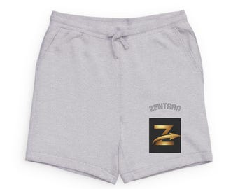 Spodenki dresowe z logo Gold Z | Minimalistyczne szorty z kieszeniami i logo