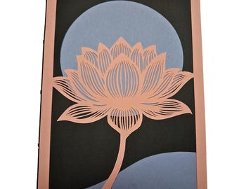 Lotus Flower Blank Greeting Card