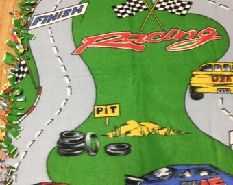 Race car Baby blanket