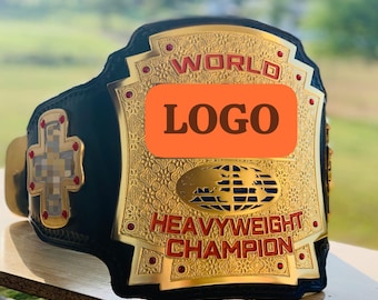 Cinturón de Campeonato Mundial de Peso Pesado de Lucha Libre, personalizado, título para adultos chapado en oro, premio personalizado