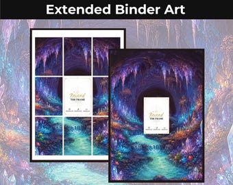 Crystal Cave 169/159 erweiterte Binder Kunst | TKG Sammelaufsteller (Digitaler Download)