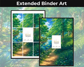 Forest Stream 181 Binder Art | TKG Sammelaufsteller (Digitaler Download)