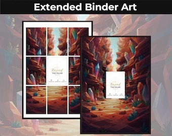 Crystal Canyon 168/165 erweiterte Binderkunst | TKG Sammelaufsteller (Digitaler Download)