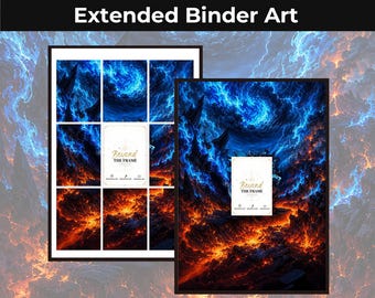 Volcanic Storm 110 Ordner Art | TKG Sammelaufsteller (Digitaler Download)