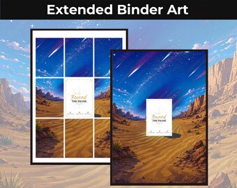 Desert Night Sky 70/63 erweiterte Binder Kunst | TKG Sammelaufsteller (Digitaler Download)