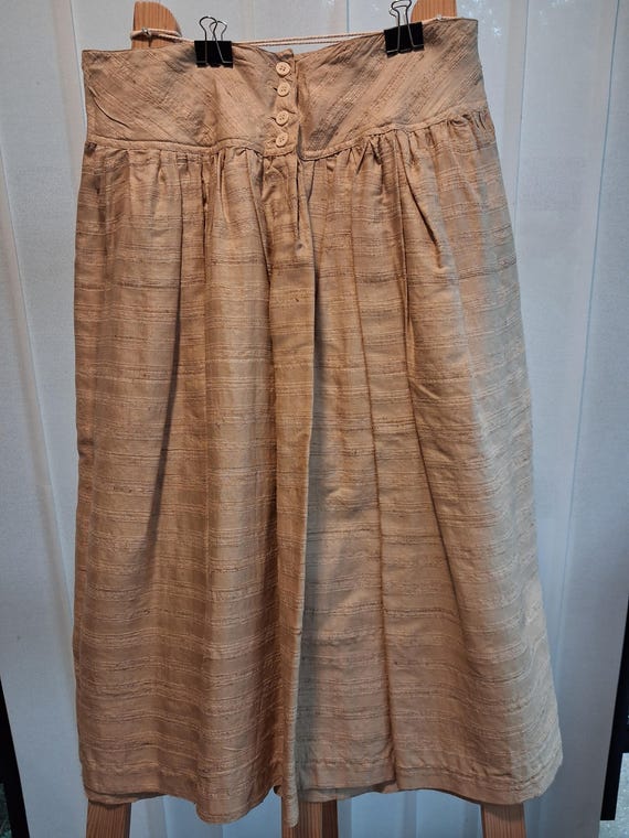 Jupe soie sauvage vintage