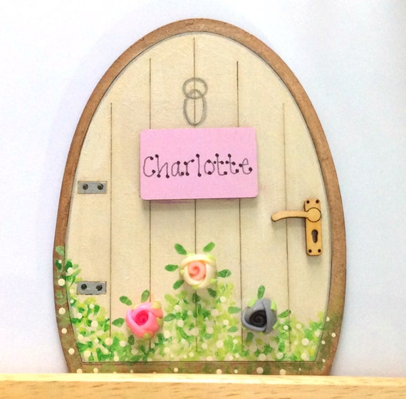 Handpainted Personalised Fairy Door Elves Pixies Skirting Etsy