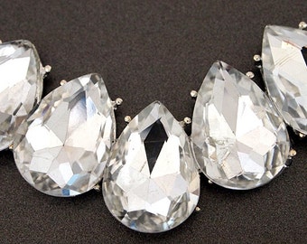 Conector Rhinestone - Embellishment Rhinestone - Conector de cristal de Rhinestone - Conector de metal - SWB-365