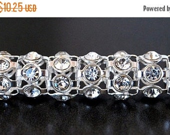 VENTA Adornos de diamantes de imitación - Cadena de diamantes de imitación - Cadena de tubo de diamantes de imitación - Cadena plateada - Adornos de diamantes de imitación - 10 mm - Por pie