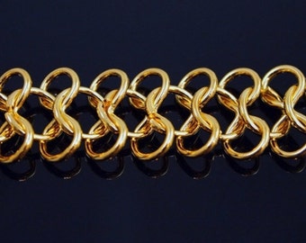 Gold Chain - Large Chain - Infinity Chain - 1/2 Yard