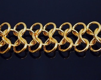Cadena de oro - Cadena grande - Cadena infinita - 1/2 yarda