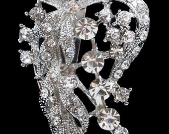 OFERTA Broche de diamantes de imitación - Broche de cristal con diamantes de imitación - Broche de diamantes de imitación - Broche