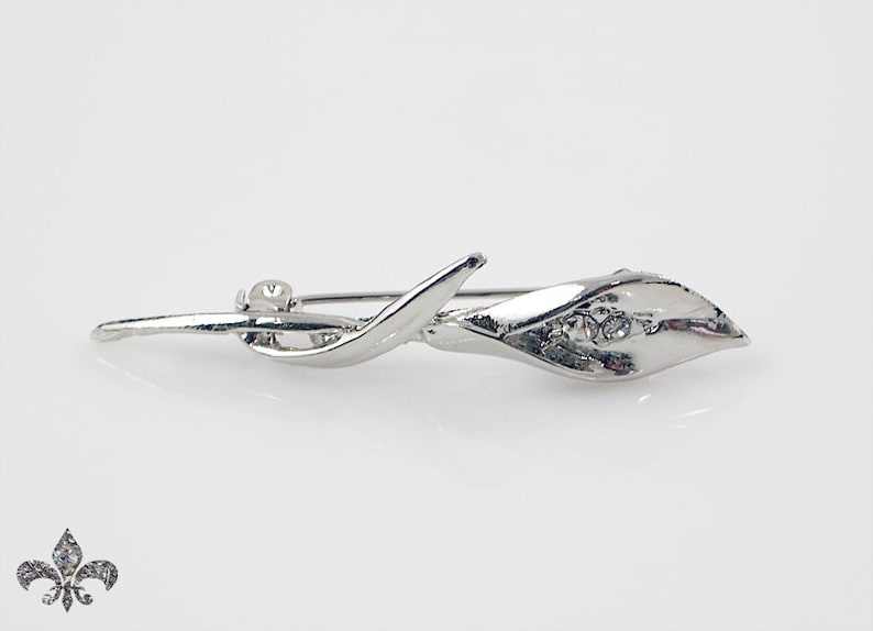 Rhinestone Brooch Pin 10pc Rhinestone Crystal Brooch Rhinestone Brooch Calla Lily Brooch image 2