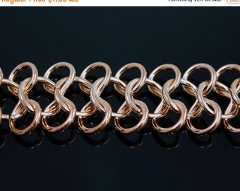 EN VENTA Cadena de oro rosa - Cadena grande - Infinity Chain - 1/2 yarda