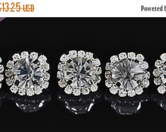 EN OFERTA Botón de diamantes de imitación - 10pc Botón de diamante de imitación - Botón de diamantes de imitación - Botón de metal - SWB-288